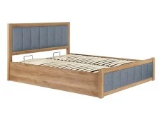 Birlea Birlea Belmont Ottoman Grey and Oak Wooden Bed Frame