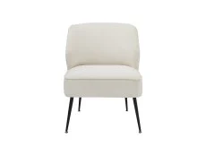 GFW GFW Ava Natural Velvet Fabric Accent Chair