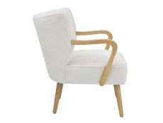 GFW GFW Enzo Cream Boucle Fabric Accent Chair