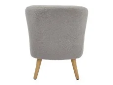 GFW GFW Evie Boucle Grey Fabric Accent Chair