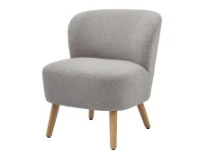 GFW GFW Evie Boucle Grey Fabric Accent Chair