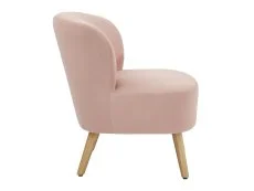 GFW GFW Evie Blush Pink Velvet Fabric Accent Chair
