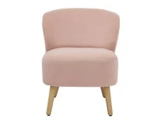 GFW GFW Evie Blush Pink Velvet Fabric Accent Chair