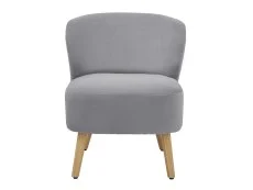 GFW GFW Evie Grey Velvet Fabric Accent Chair