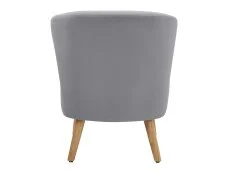 GFW GFW Evie Grey Velvet Fabric Accent Chair