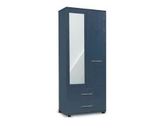 ASC ASC Venice 2 Door 2 Drawer Left Hand Mirrored Double Wardrobe (Assembled)