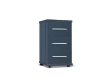 ASC ASC Venice 3 Drawer Bedside Table (Assembled)