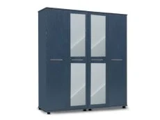 ASC ASC Venice 4 Door 2 Mirrored Wardrobe (Assembled)