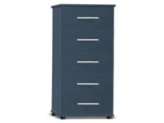 ASC ASC Venice 5 Drawer Midi Chest of Drawers (Assembled)
