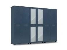 ASC ASC Venice 6 Door 2 Mirrored Wardrobe (Assembled)