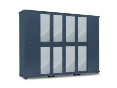 ASC ASC Venice 6 Door 4 Mirrored Wardrobe (Assembled)