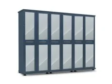 ASC ASC Venice 6 Door Mirrored Wardrobe (Assembled)