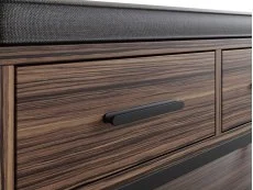 GFW GFW Quinn Walnut Shoe Bench with Storage
