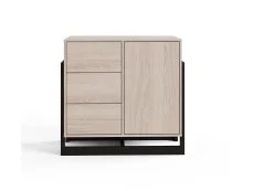 GFW GFW Taite Oak 1 Door 3 Drawer Sideboard