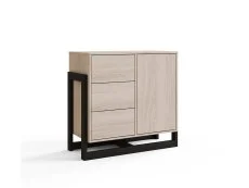 GFW GFW Taite Oak 1 Door 3 Drawer Sideboard