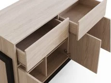 GFW GFW Taite Oak 3 Door 2 Drawer Sideboard