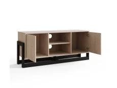 GFW GFW Taite Black & Oak 2 Door TV Unit