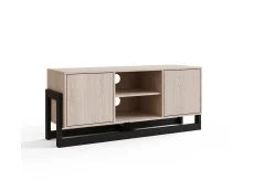 GFW GFW Taite Black & Oak 2 Door TV Unit