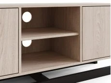 GFW GFW Taite Black & Oak 2 Door TV Unit