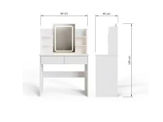GFW GFW Sadie White Dressing Table Mirror