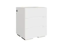GFW GFW Riley White 3 Drawer Bedside