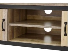 GFW GFW Boston Oak Wooden 2 Door TV Unit
