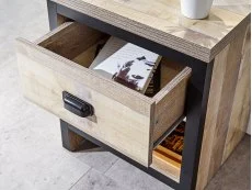 GFW GFW Boston Oak Wooden Lamp Table
