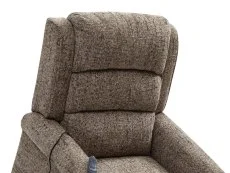 Kyoto Kyoto Baxter Dual Motor Fawn Woven Chenille Riser Recliner Chair