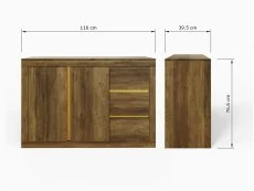 GFW GFW Astley Knotty Oak Sideboard