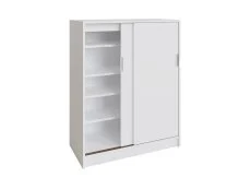 GFW GFW Leighton White Sliding Door Shoe Cabinet