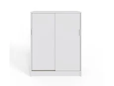 GFW GFW Leighton White Sliding Door Shoe Cabinet