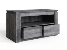 GFW GFW Canyon Charcoal Grey 2 Drawer TV Unit