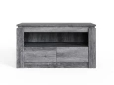 GFW GFW Canyon Charcoal Grey 2 Drawer TV Unit