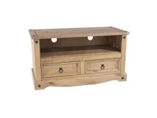 Core Core Corona Waxed Pine Wooden Flat Screen Wooden TV Unit
