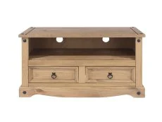 Core Core Corona Waxed Pine Wooden Flat Screen Wooden TV Unit