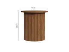 Birlea Birlea Axel Walnut Lamp Table