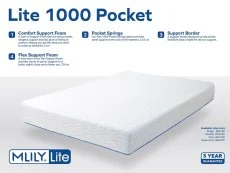 MLILY Mlily Lite Pocket 1000 Mattress in a Box