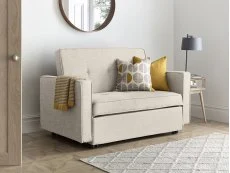Bedmaster Bedmaster Troy Natural Fabric Sofa Bed