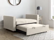 Bedmaster Bedmaster Troy Natural Fabric Sofa Bed