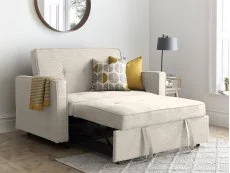 Bedmaster Bedmaster Troy Natural Fabric Sofa Bed