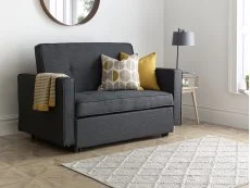 Bedmaster Bedmaster Troy Grey Fabric Sofa Bed