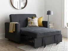 Bedmaster Bedmaster Troy Grey Fabric Sofa Bed