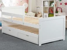 Sweet Dreams Sweet Dreams Jupiter White Wooden Guest Bed Frame
