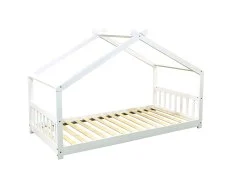 Kidsaw Kidsaw Jinsen White Wooden Cottage Bed