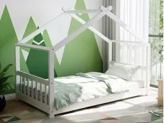 Kidsaw Kidsaw Jinsen White Wooden Cottage Bed