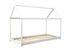 Kidsaw Kidsaw Jinsen White Wooden House Bed