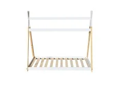 Kidsaw Kidsaw Jinsen White Wooden Toddler House Bed