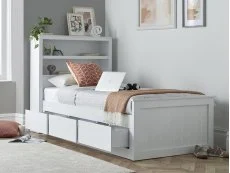 Bedmaster Bedmaster Enzo White Storage Wooden Bed Frame