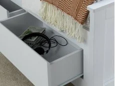 Bedmaster Bedmaster Enzo White Storage Wooden Bed Frame