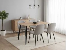 Core Core Aspen Rectangular Light Oak Dining Table